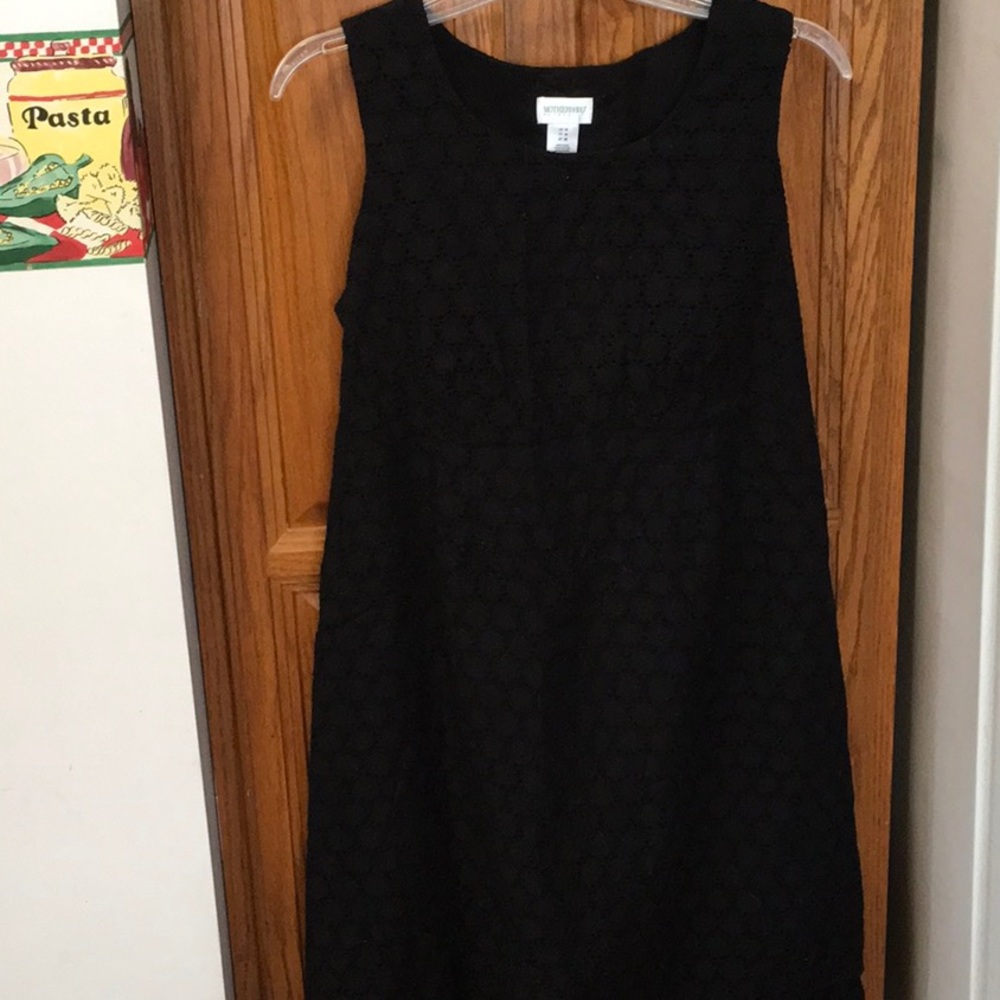 Motherhood maternity eyelet dress